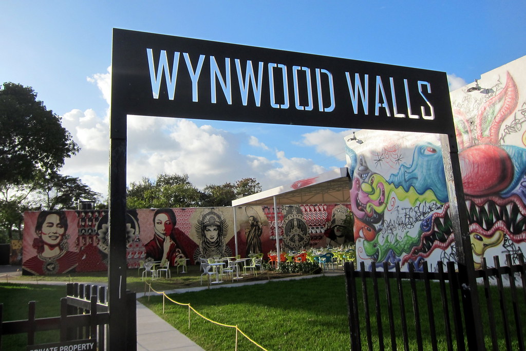 Wynwood Walls art walk after dark