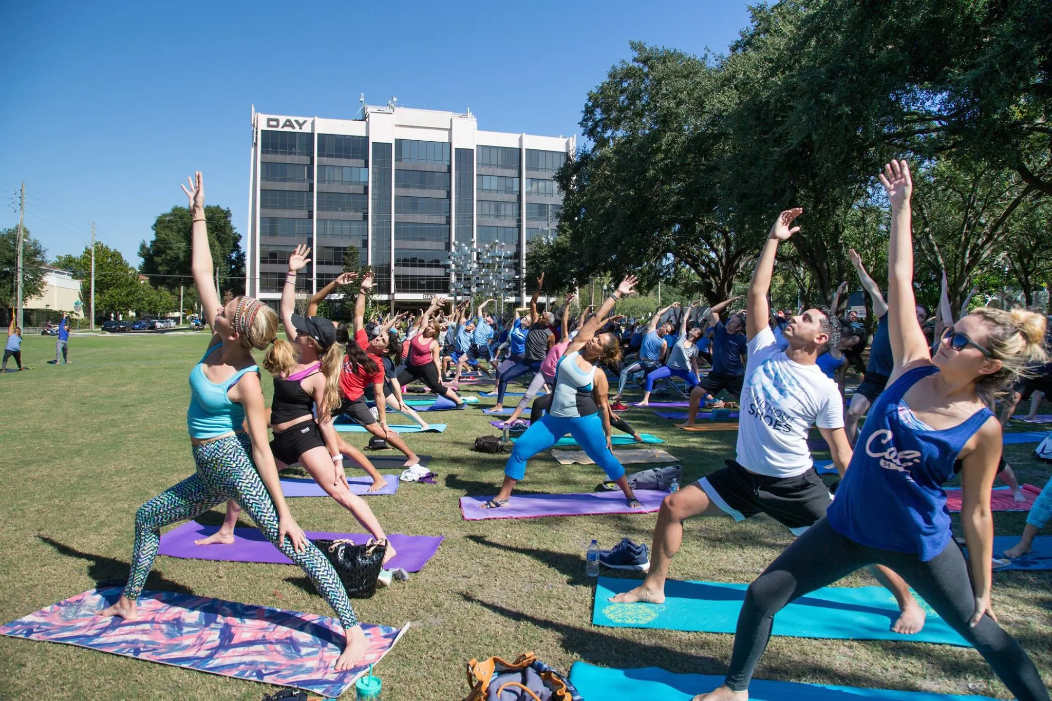 Outdoor yoga things to do in Orlando besides theme parks