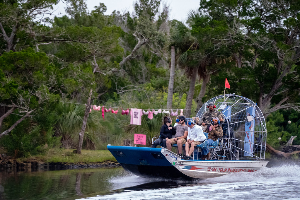 Riding an Airboat